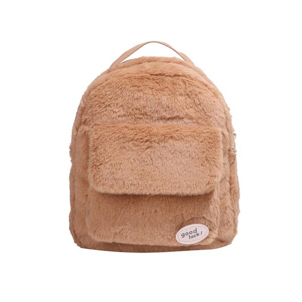 Furry backpack