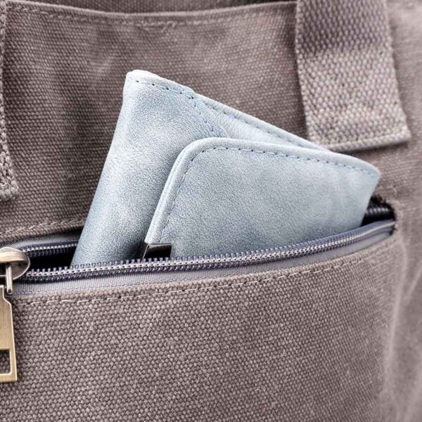 Women's canvas shoulder bag - Image 7